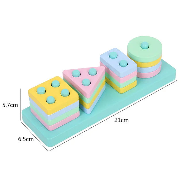 Montessori Wooden Blocks