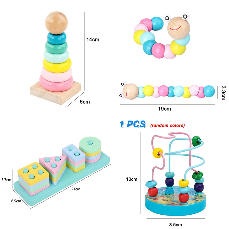 Montessori Wooden Blocks