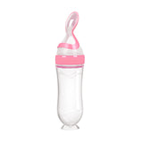 Silicone Squeeze Feeding Bottle