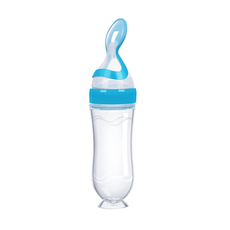 Silicone Squeeze Feeding Bottle