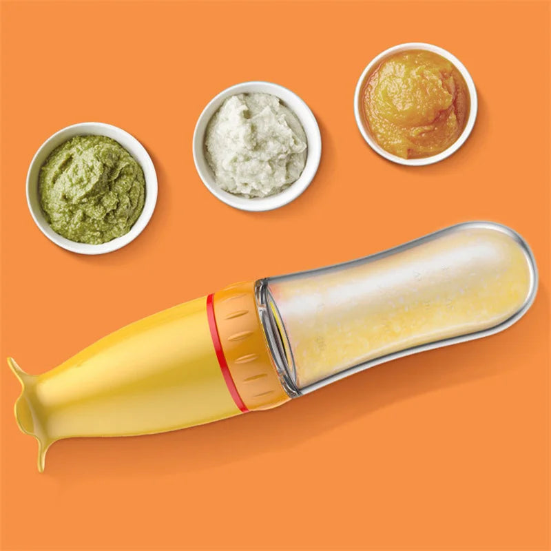 Silicone Squeeze Feeding Bottle