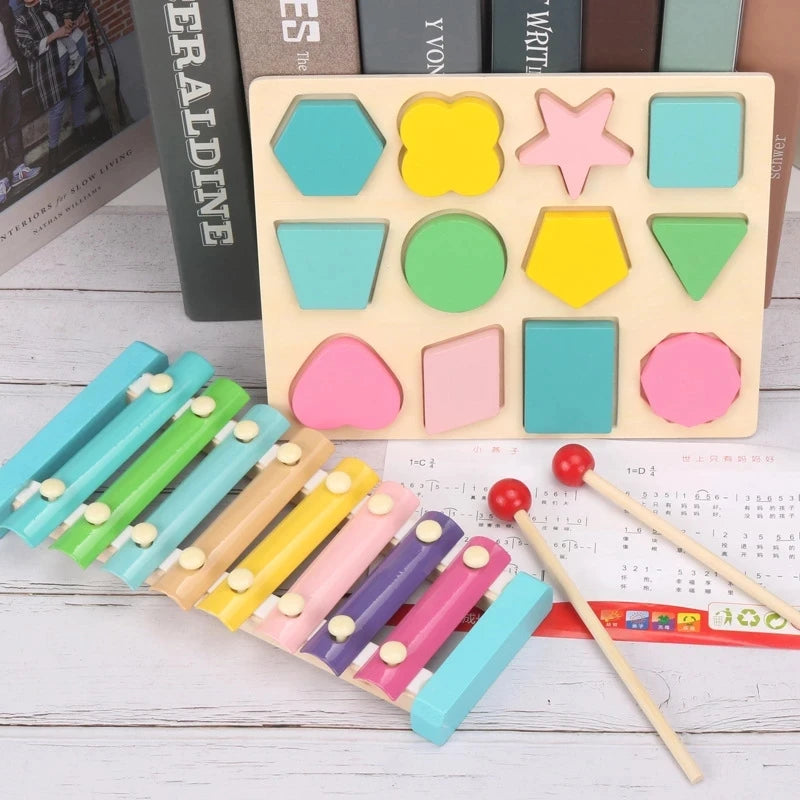 Montessori Wooden Blocks