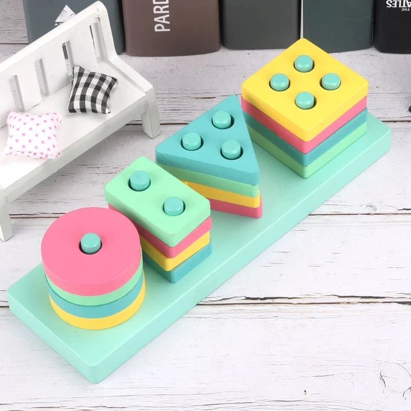 Montessori Wooden Blocks