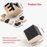 3D Wooden Puzzle IQ Toy – 54-Piece Cube Set