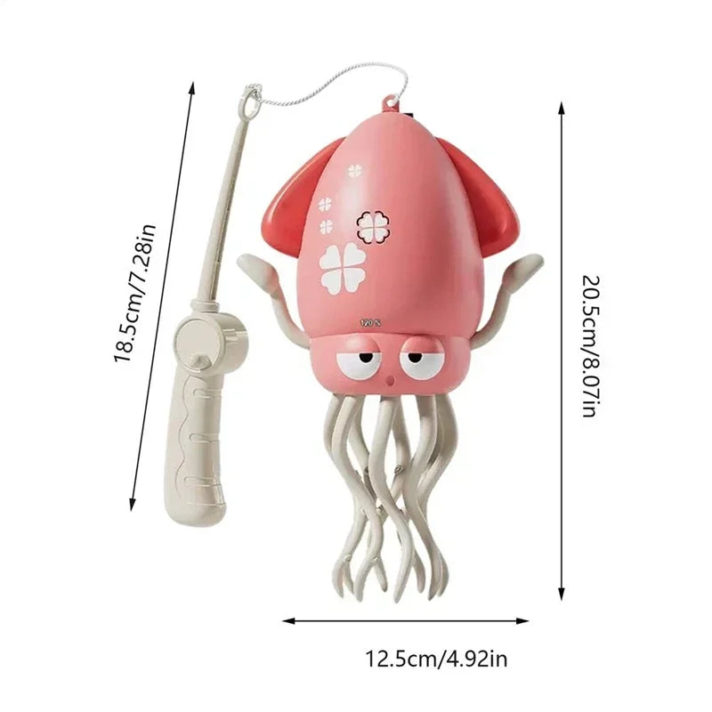 Dancing Octopus Toy with LED Lights Music Electric Crawling Octopus Stress Relief Gift Octopus Interactive Robotics Ornament