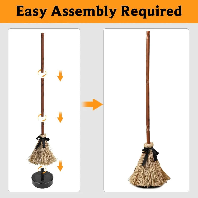 Halloween Floating Witch's Broom