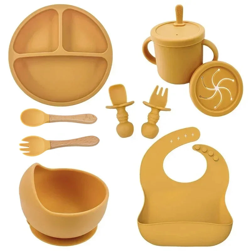 Baby Plate Feeding Set