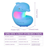 Dolphin RGB Night Light, Wireless Charger &  Bluetooth Speaker