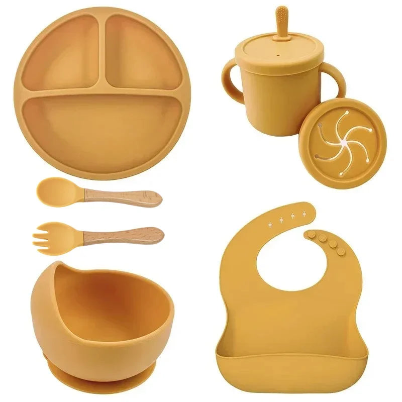 Baby Plate Feeding Set
