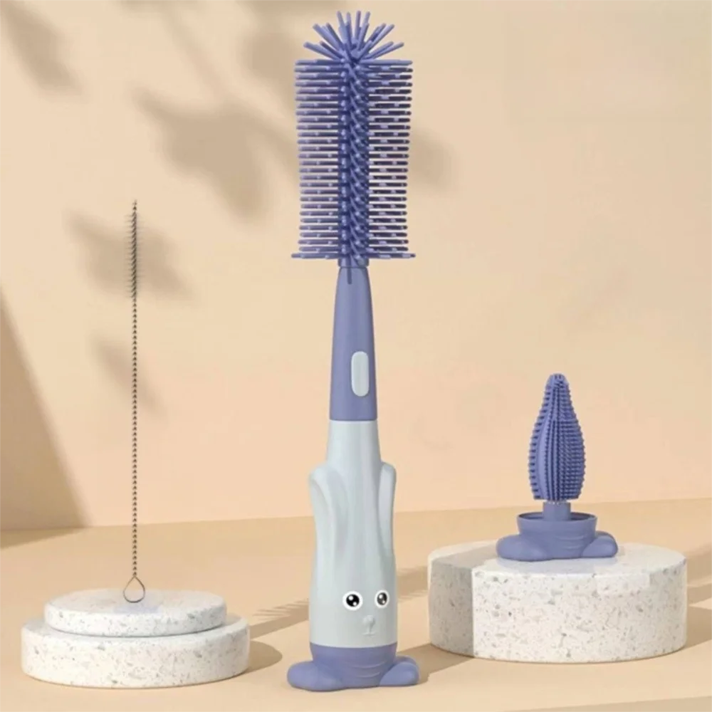 3 in 1 Silicone Baby Bottle Brush