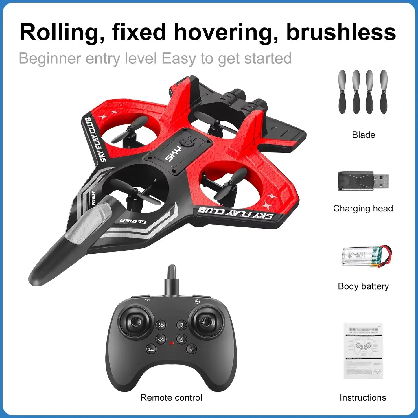 RC Fighter Quadcopter Drone