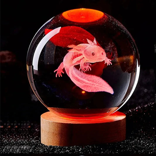 Axolotl night lamp