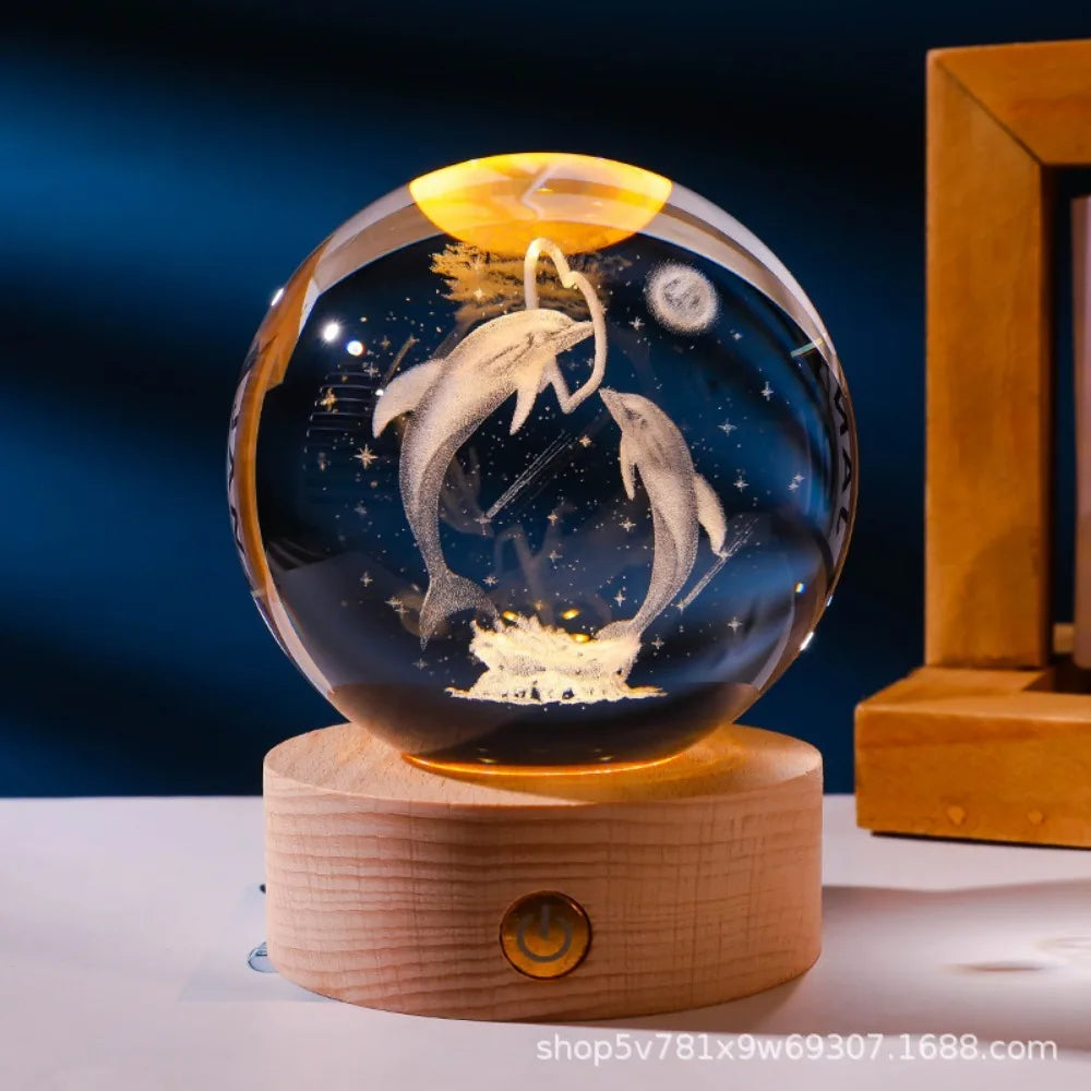 Axolotl night lamp