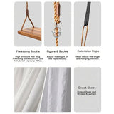 Halloween Outdoor Hanging Swing Ghost