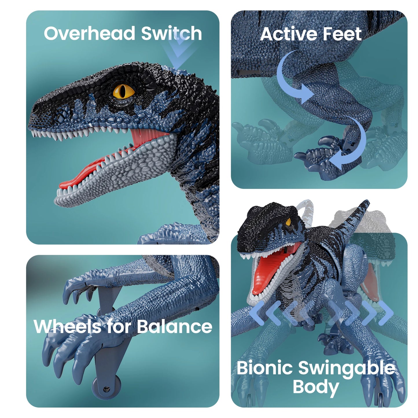 RC Dino Walking Raptor