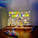 LED Message Note Board with Pens – Kids Drawing Gift