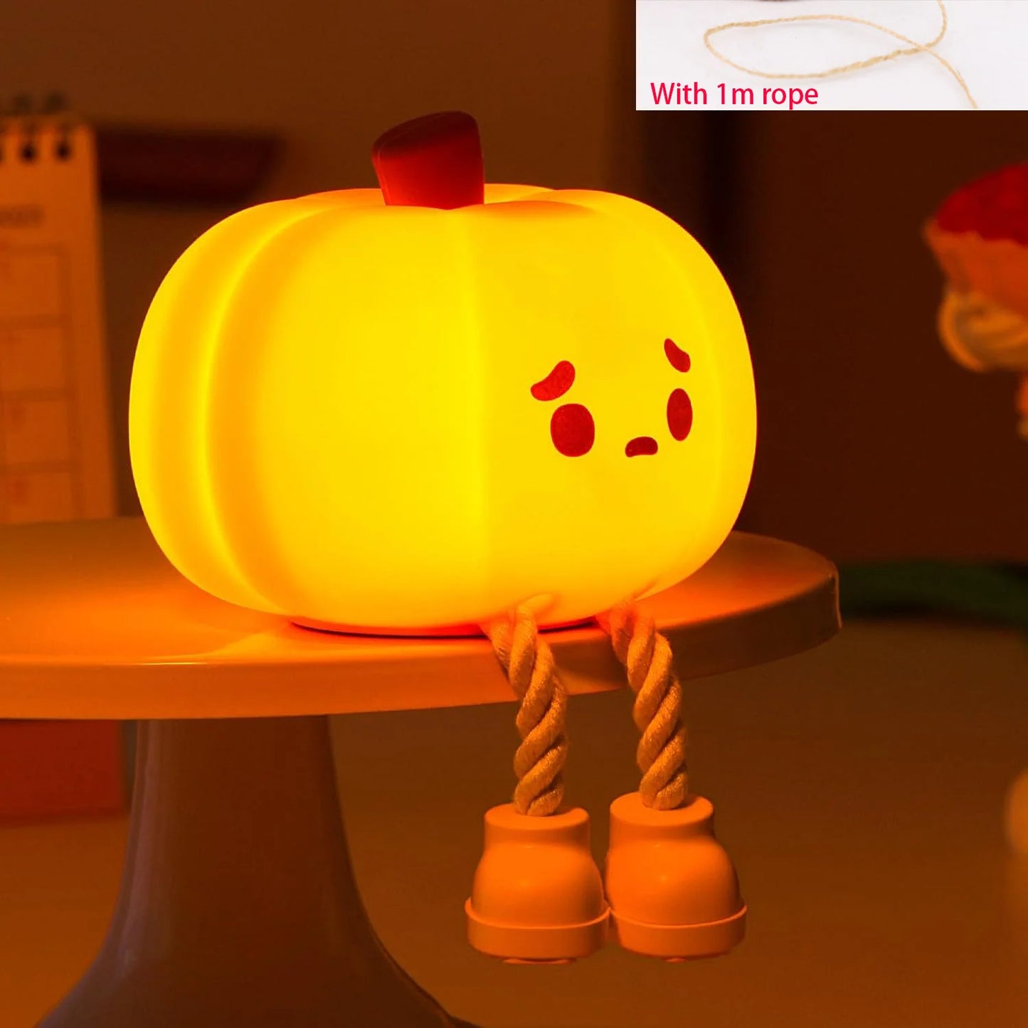 Halloween  Cute LED Pumpkin Lamp