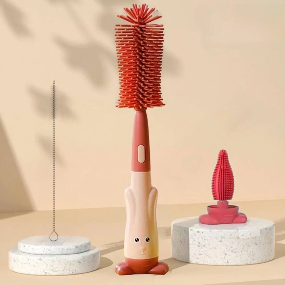 3 in 1 Silicone Baby Bottle Brush