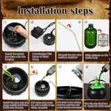 Halloween WitchCauldron with LED Light