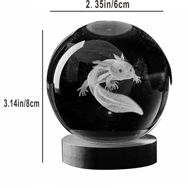 Axolotl night lamp