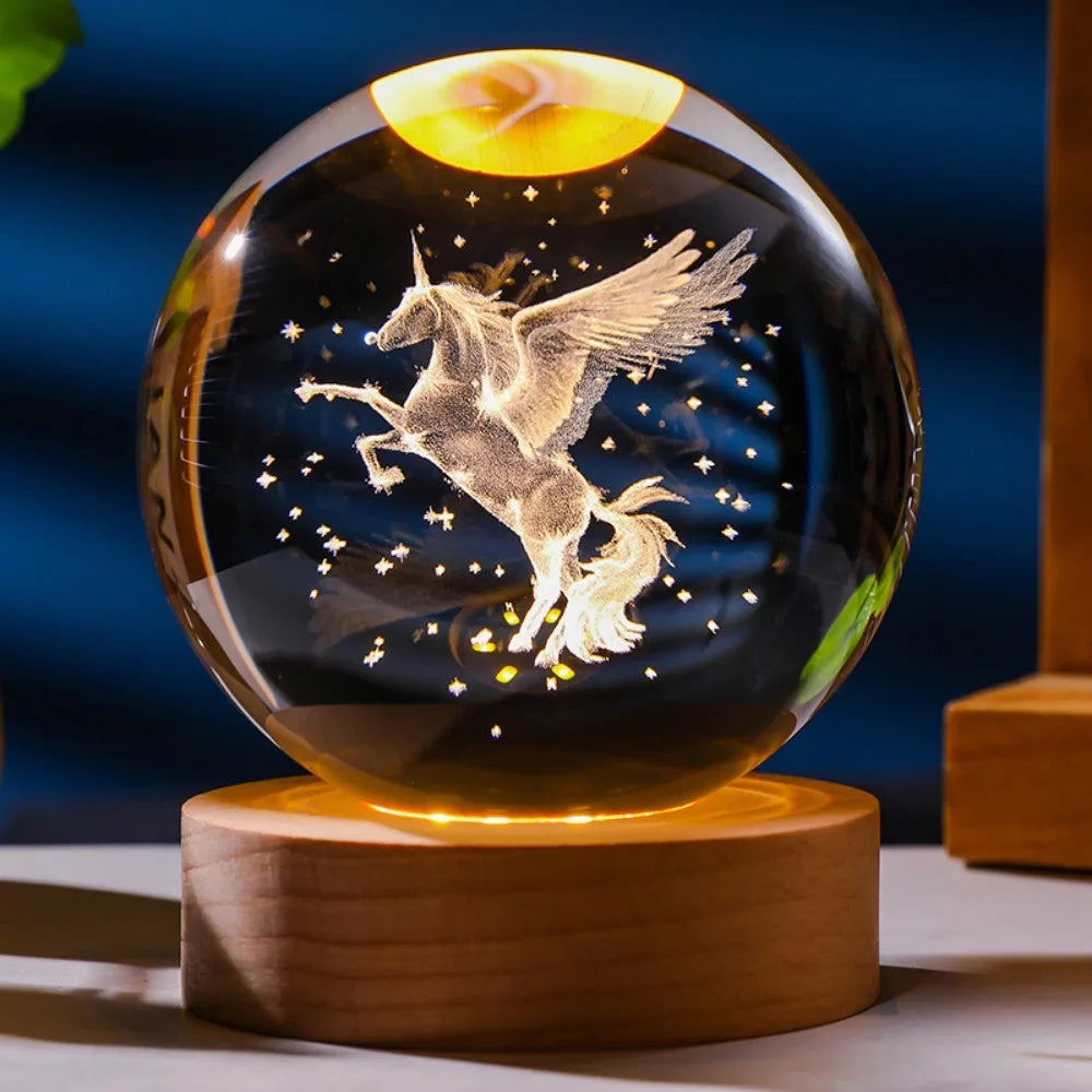 Axolotl night lamp